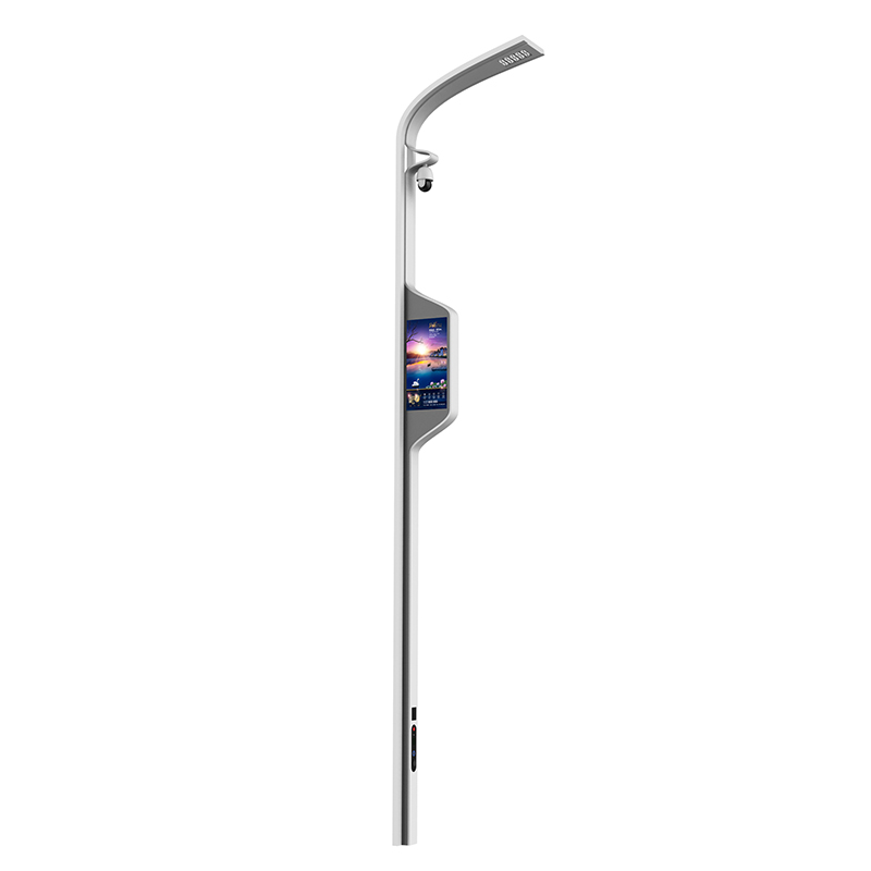 China Smart LED Street Lamp Pole Equipped with CCTV Camera ...
